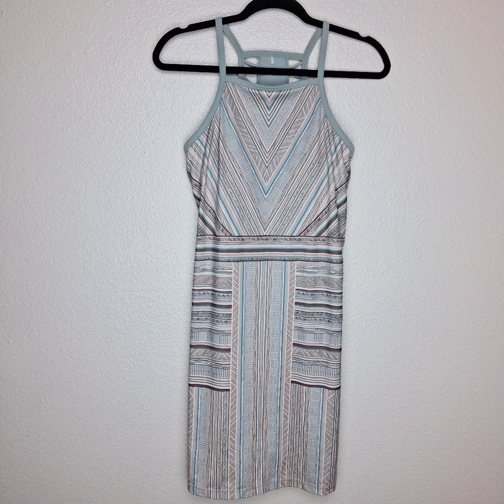 Prana Womens Midi Length Racerback Dress Multicolor Size Small